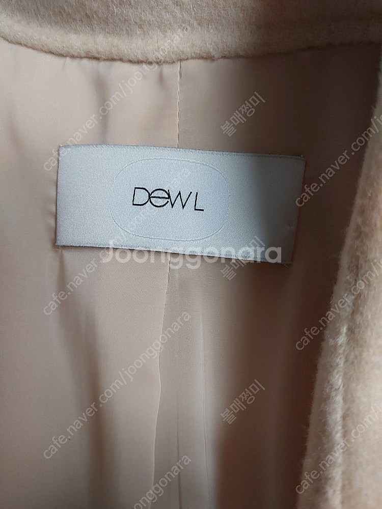 DEWL듀엘 캐시미어혼방 핸드메이드 코트--5
