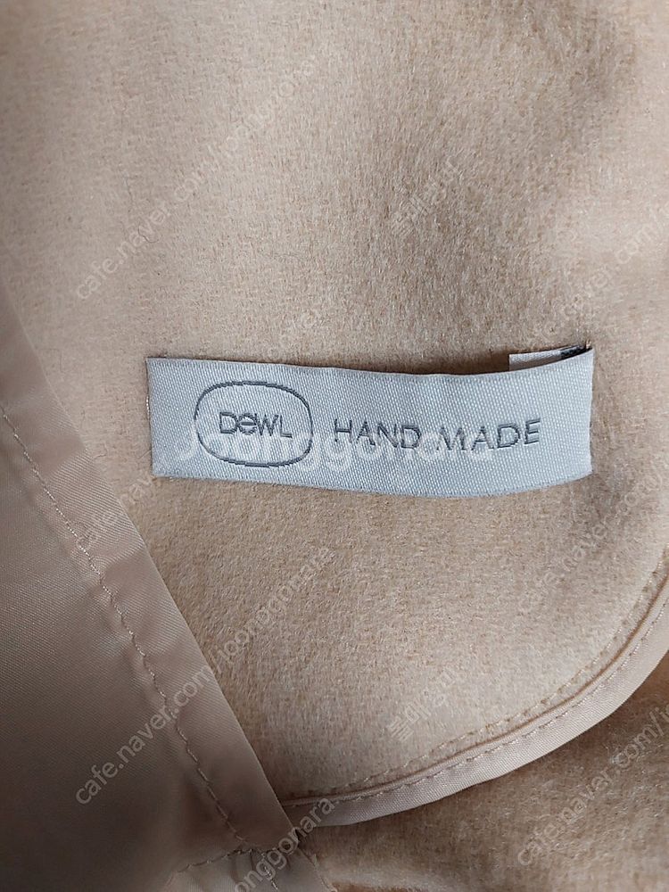 DEWL듀엘 캐시미어혼방 핸드메이드 코트--6