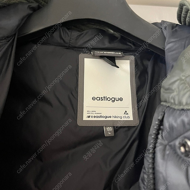 [L]이스트로그 x 뉴발란스 퍼텍스 후디 라이트 파카 패딩 믹스컬러 이미지