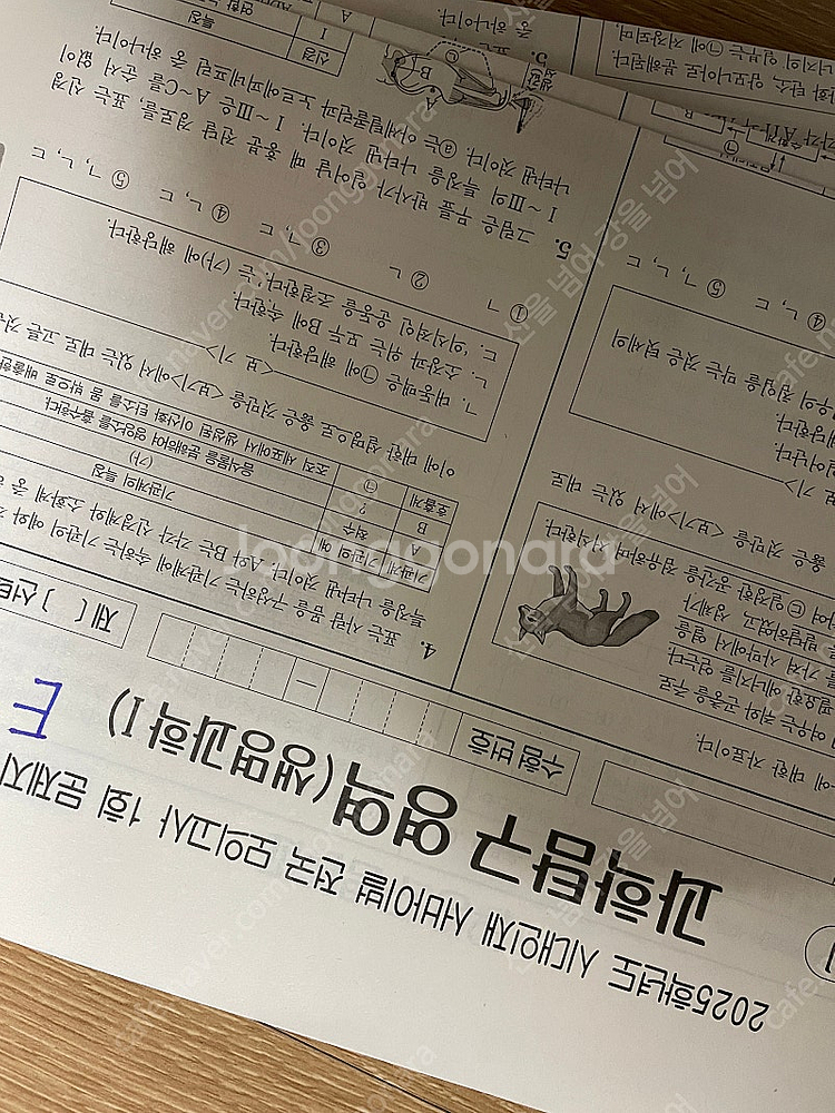 2025학년도 시대인재 생명과학 1 모의고사 판매합니다...--1