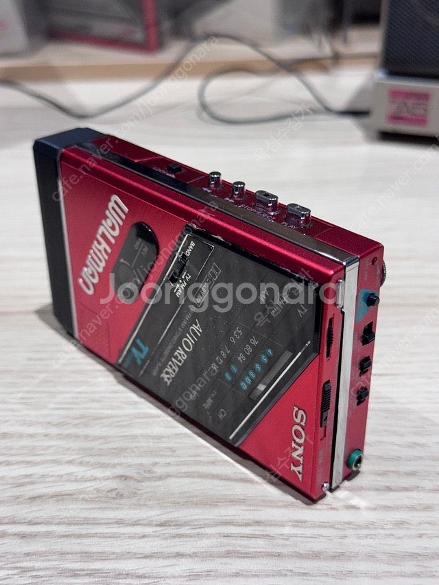 워크맨 sony wm-f101 레드--2
