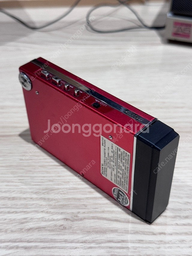 워크맨 sony wm-f101 레드--4