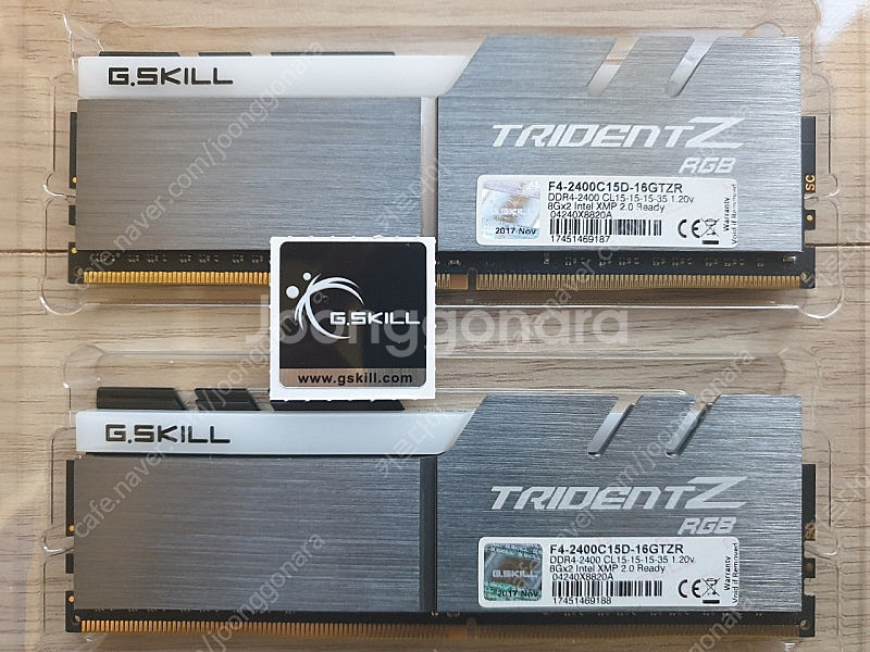 지스킬 DDR4 8GB 2개 택포--1
