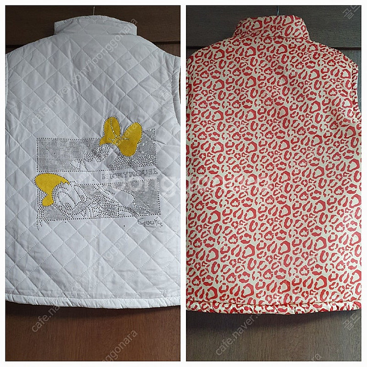 새상품 여성 조끼 양면조끼 여성골프웨어 리버시블--1