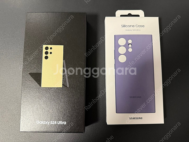 삼성 갤럭시 S24 울트라 티타늄 옐로우 256GB 팝니다 (삼성케어플러스 양도가능)--4