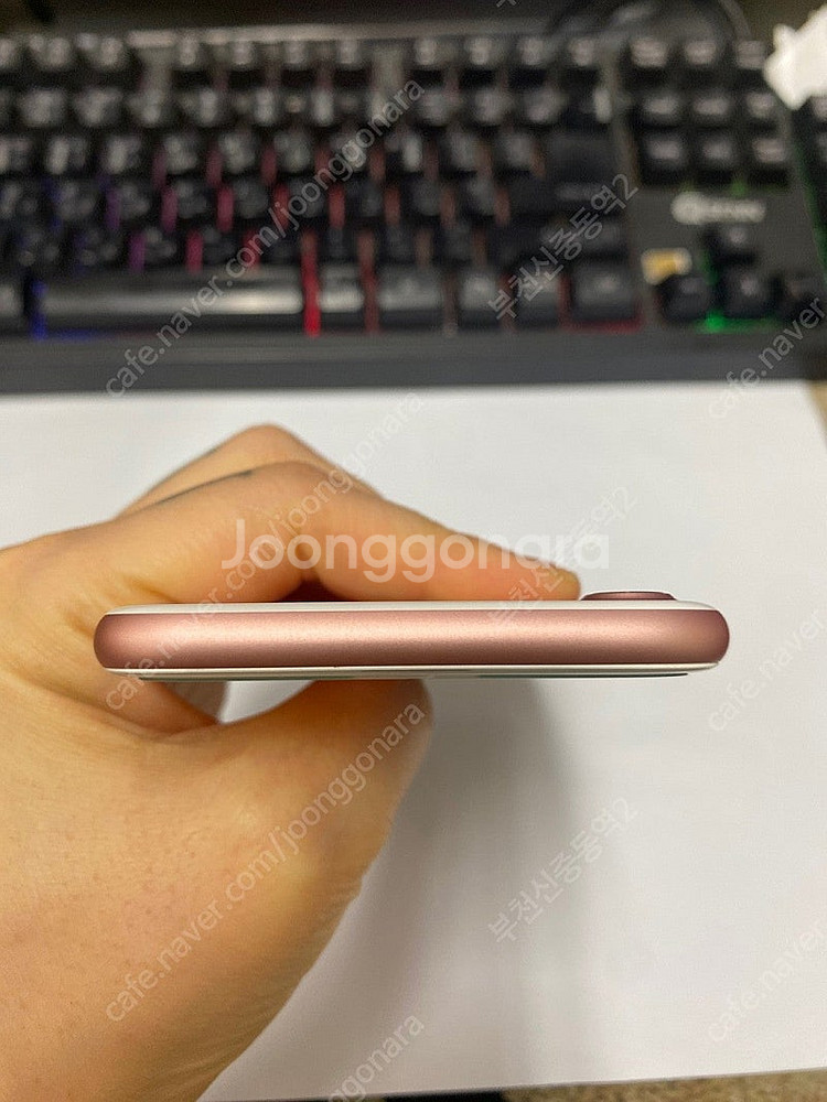 197508 아이폰7 로즈골드 SSS급 128GB 무잔...--2