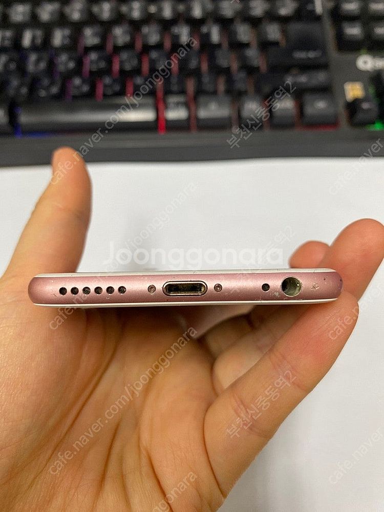 198020 아이폰6S 로즈골드 액정SS급 16GB 무...--6