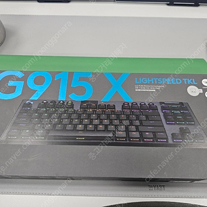 로지텍 G915X LIGHTSPEED TKL 리니어 적축 미개봉