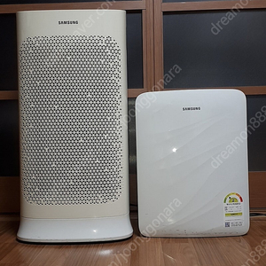 삼성 블루스카이 공기청정기 2개, AX60K5581WFD, AX20K3020NWD