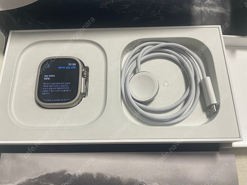 애플워치 울트라 (풀셋새제품급/오션밴드새제품급/45미리 스포츠밴드 추가) 판매합니다.--6