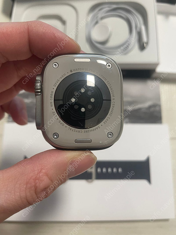 애플워치 울트라 (풀셋새제품급/오션밴드새제품급/45미리 스포츠밴드 추가) 판매합니다.--8