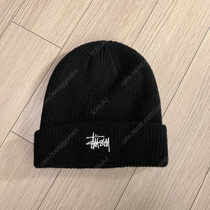 스투시 베이직 커프 비니 Stussy Basic Cuff Beanie [블랙]