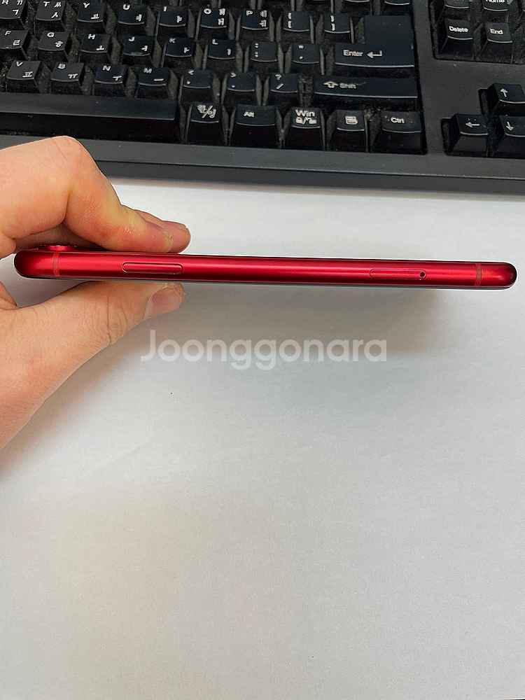 아이폰XR 레드 128GB 배터리89% 상태좋은 중고2...--4