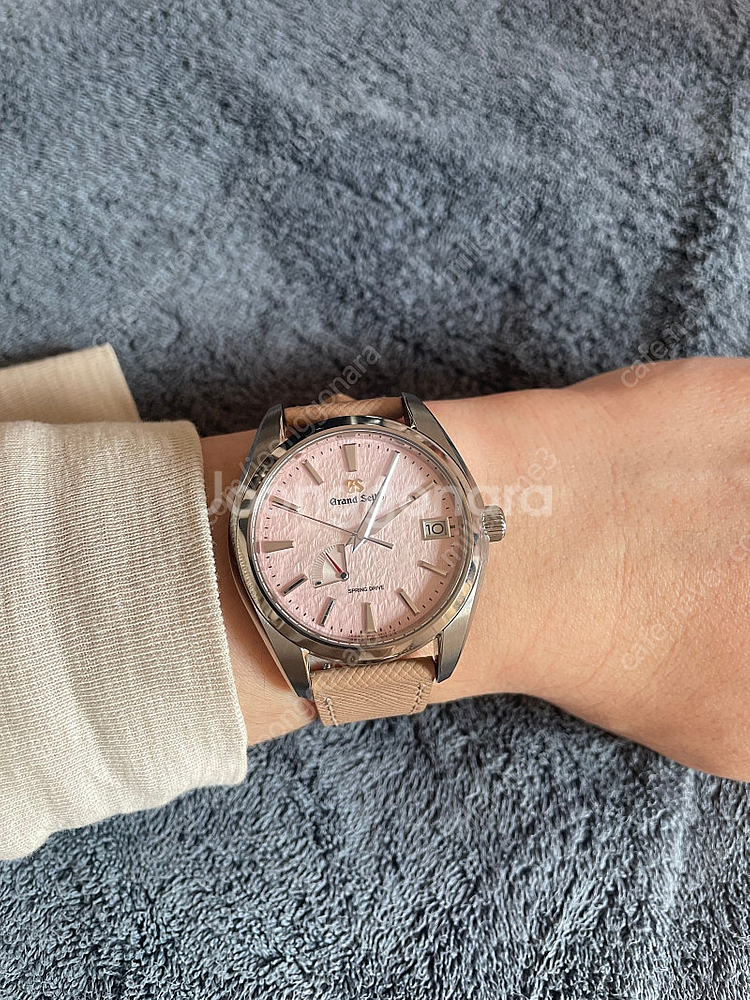 그랜드세이코 한정판 SBGA497 핑크송이--8