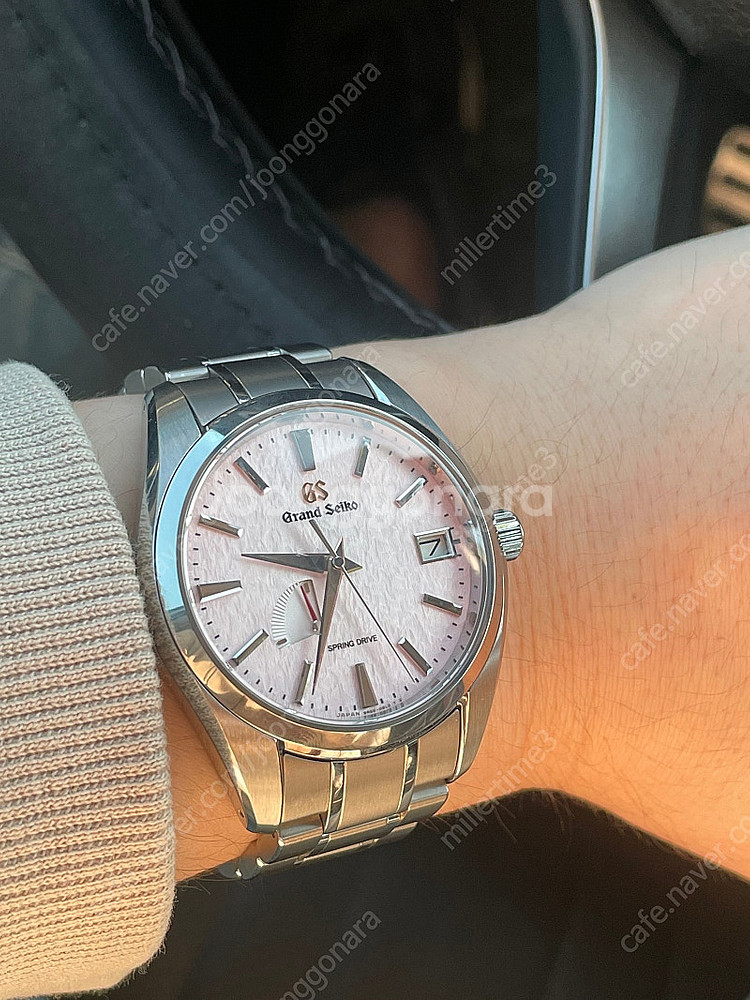 그랜드세이코 한정판 SBGA497 핑크송이--9