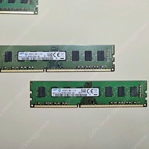 삼성 DDR3 8GB PC3-12800U (2개) / 삼성 DDR3 4GB PC3-10600U (2개)