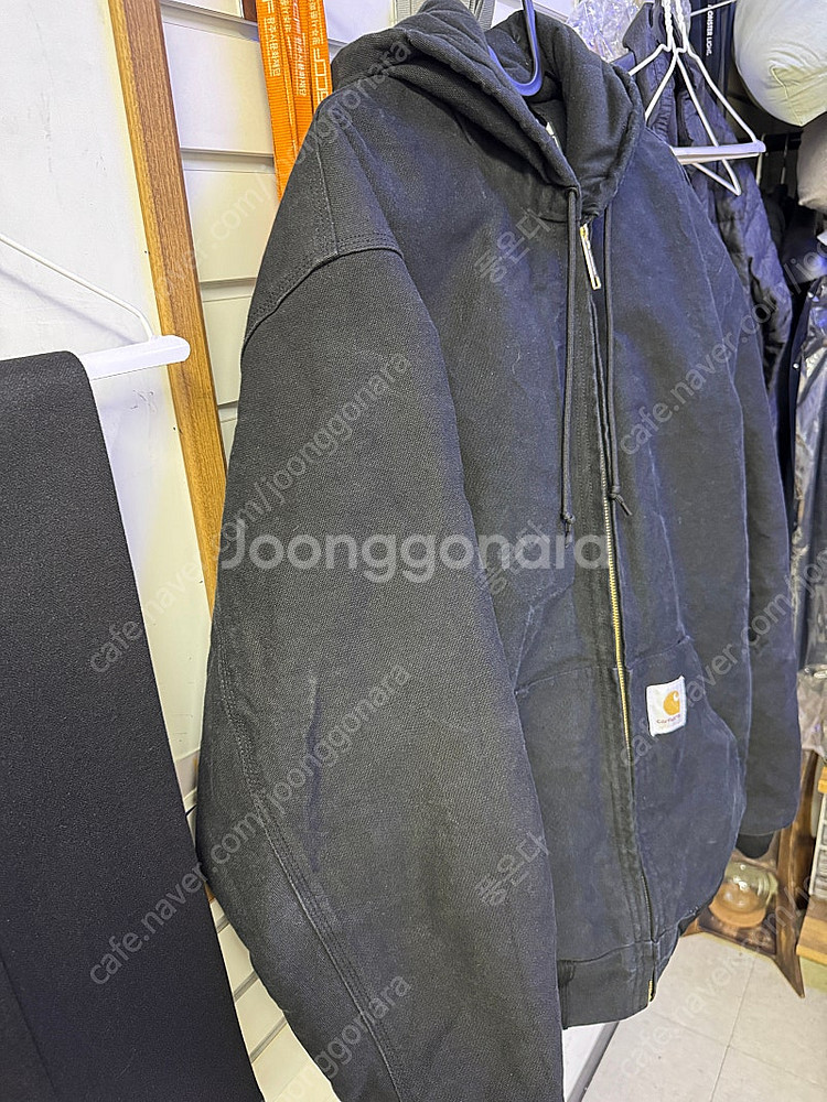 칼하트 (J140) 덕 액티브 자켓 (퀼팅안감) 블랙 ...--9