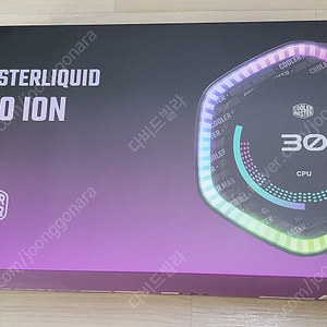 쿨러마스터 MASTERLIQUID 360 ION LCD 블랙 팝니다.