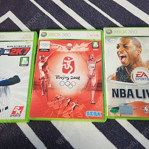 xbox360 베이징올림픽2008, NBA 라이브06, MLB2k7 일괄 택포 2.5