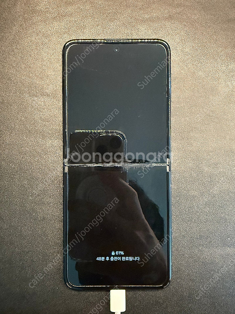 개인) 갤럭시z 플립3 256기가 블랙 상태 좋음--9