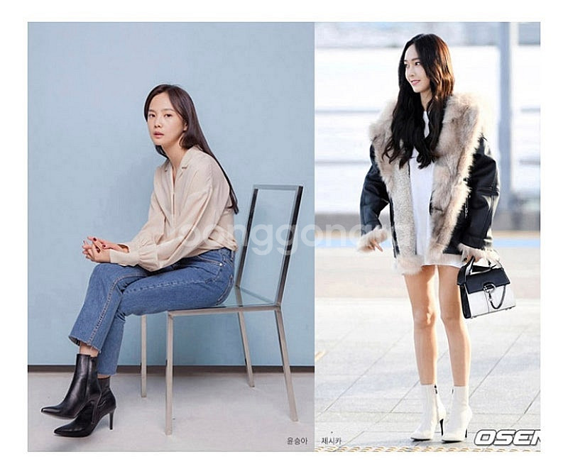 레이첼콕스 ava 앵클 부츠 아이보리 240 한지민 공...--1