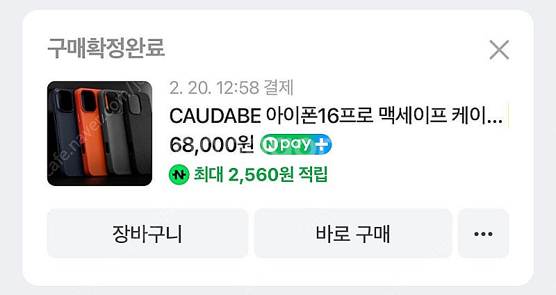 카우다베 아이폰 16프로 맥세이프 케이스--3