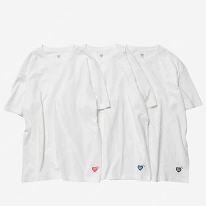 휴먼메이드 T-Shirts White (3 Pack) L사이즈