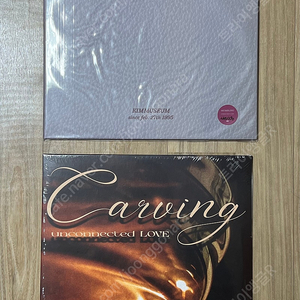 김뮤지엄 (KimMuseum) - Mumbling(unsolved case) 클리어컬러 한정반 미개봉 LP, Carving(unconnected love) 한정반 미개봉 LP 판매