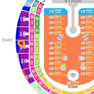 콜드플레이 4/25 막콘 E9 지정석 2연석