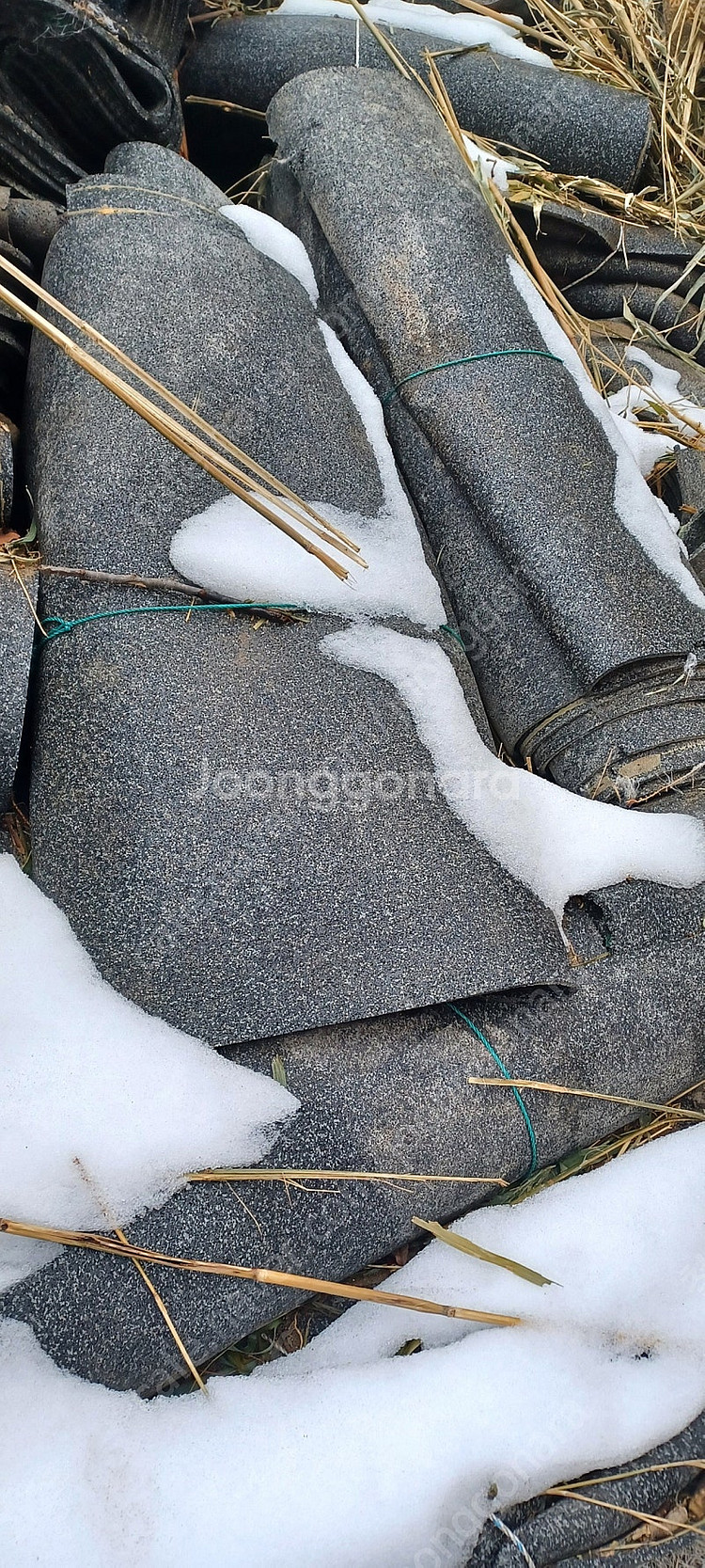 고무매트 잡초매트 제초매트 체초용 비닐하우스 고무판 농...--3