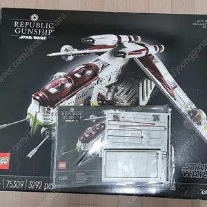 레고 75309 리버블릭 건쉽 UCS 중고 판매합니다(변색,누락X)
