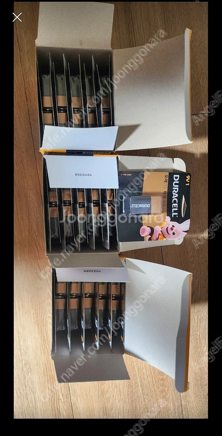 듀라셀 건전지9v판매합니다--0