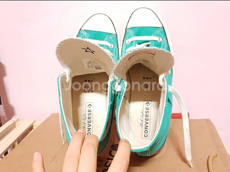 컨버스)265 척 70 하이 코트그린 (+고두겟 고무신...--4