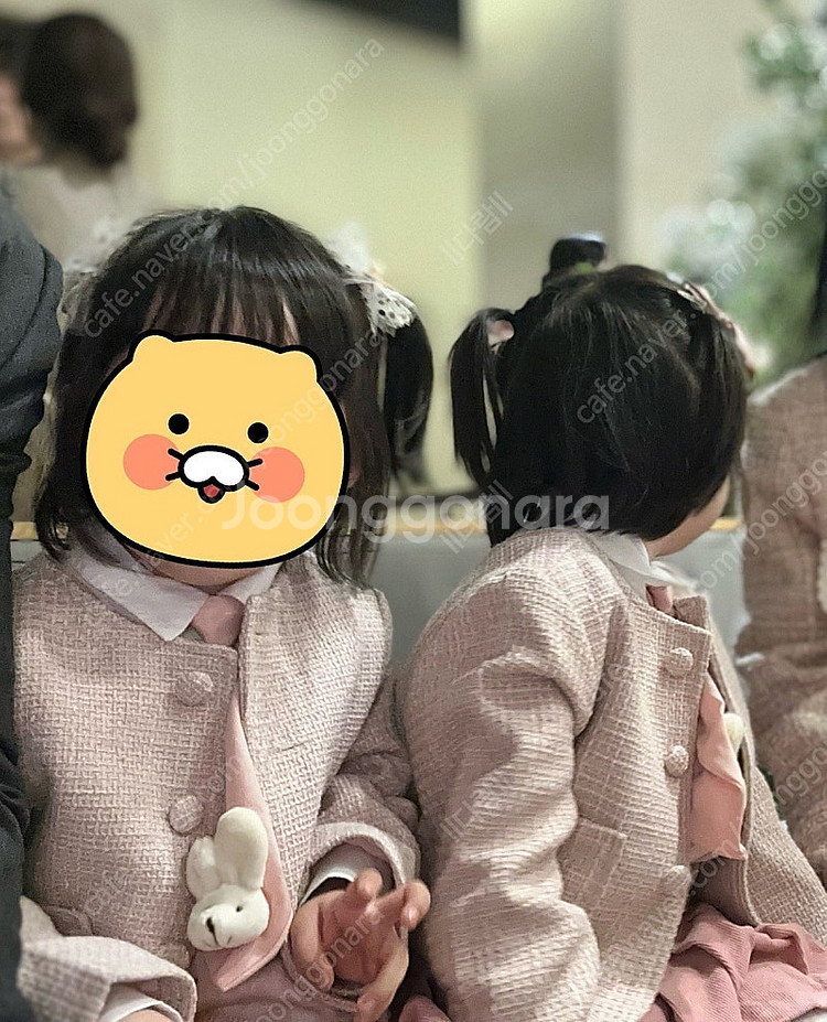(착샷0) 베베드라엘 유아 여아 트위드 자켓 쌍둥이 가...--6