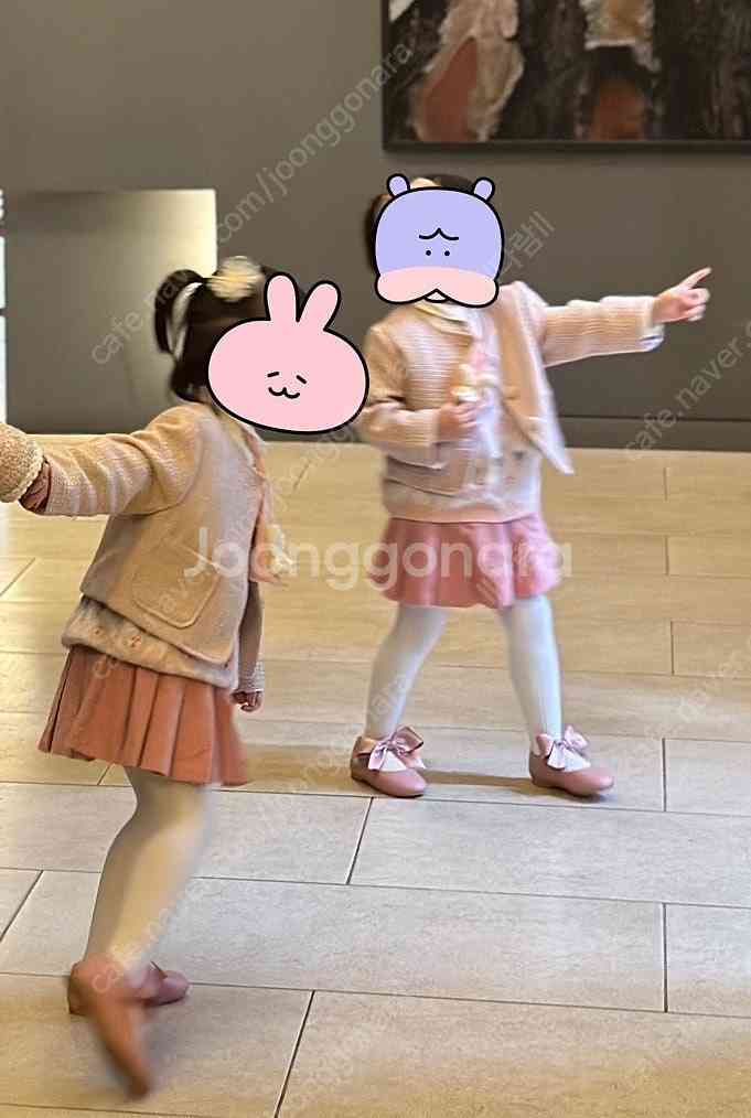 (착샷0) 베베드라엘 유아 여아 트위드 자켓 쌍둥이 가...--7