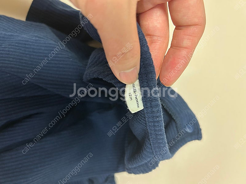 밀크하우스 베이비롬퍼 12 네이비--4