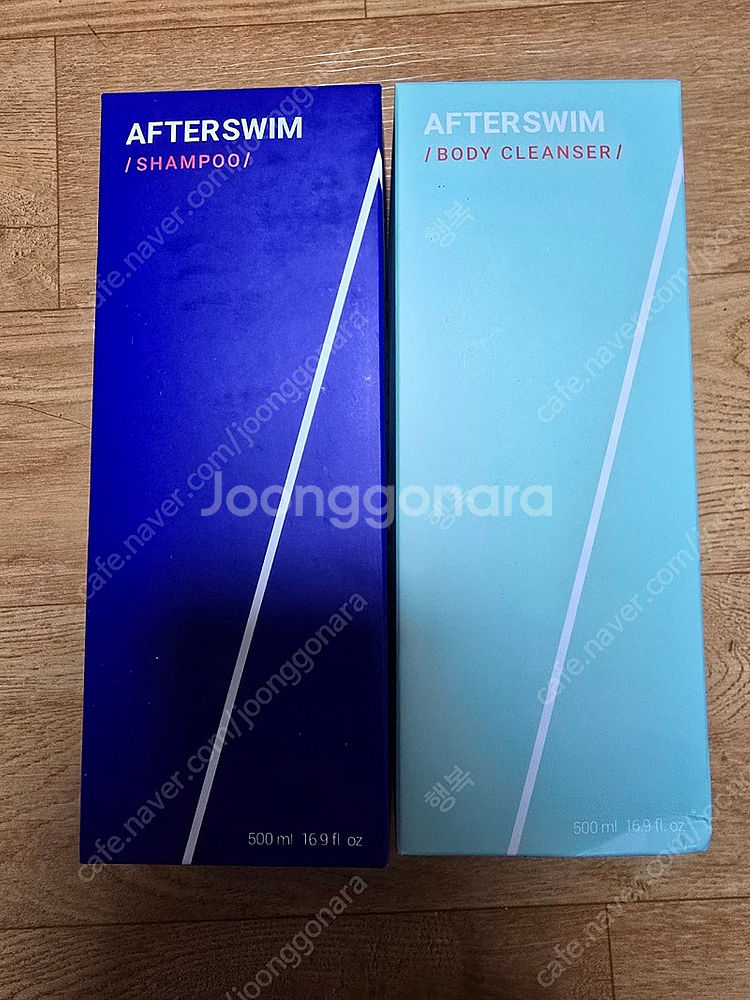 애프터스윔 샴푸&바디워시 500ml 미개봉새상품 팝니다--0