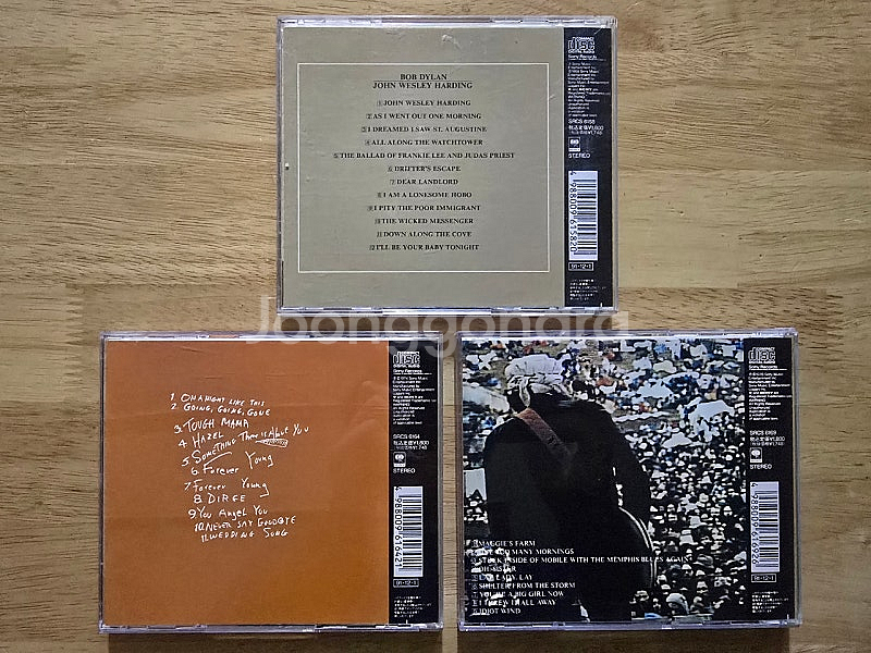 CD 음반 Bob Dylan 밥 딜런 앨범 3장--2