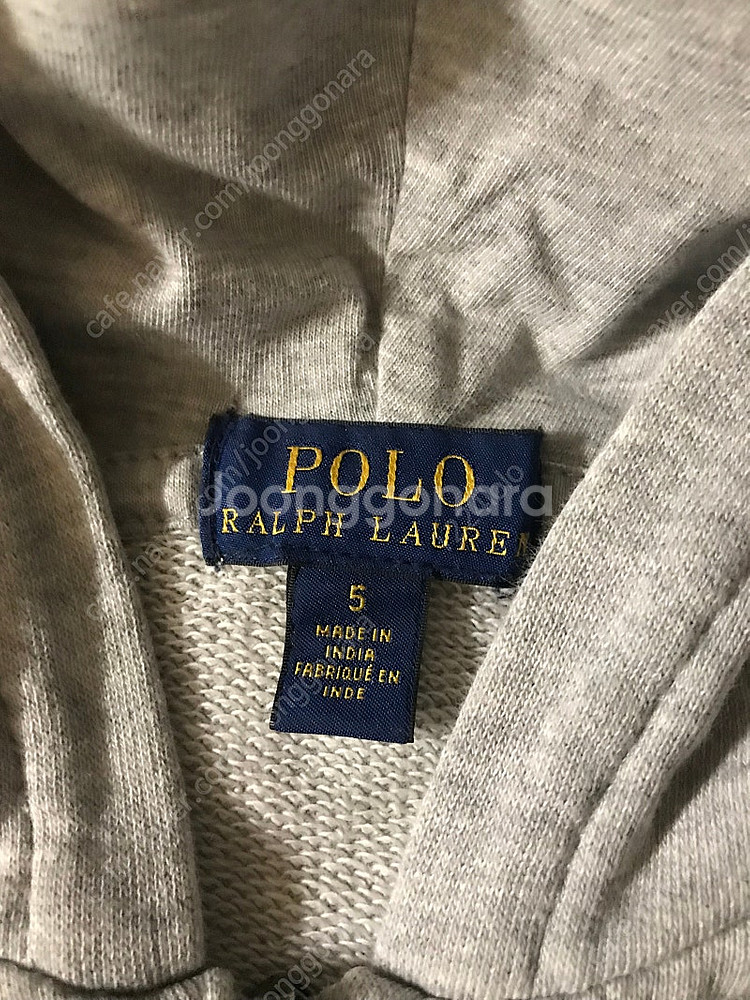 polo 폴로 키즈 후드 집업 5T--4