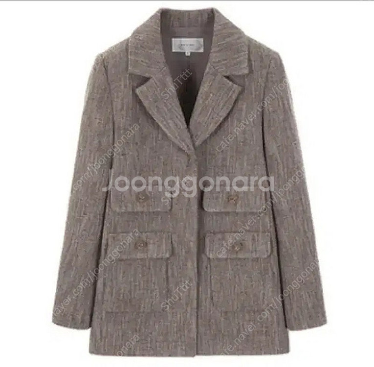 새상품 온앤온 보카시 아웃포켓 트위드 자켓 (손예진, ...--0