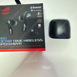 ASUS ROG CETRA TRUE WIRELESS SPEEDNOVA 아수스 스피드노바 게이밍이어폰 블랙