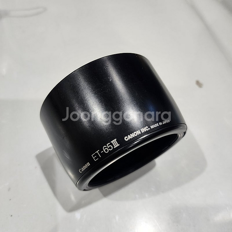 캐논정품후드/ ET-65 III / 캐논85mm (애기...--0