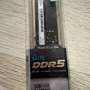 팀그룹 ddr5 16기가 5600. 1개 팝니당 미개봉 새제품