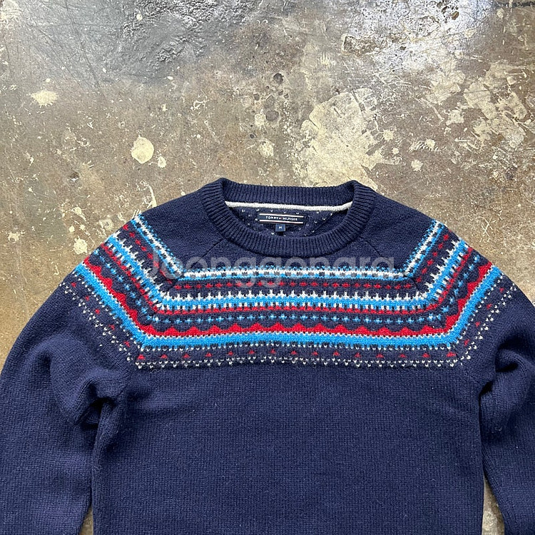 m) 타미힐피거 니트 스웨터 노르딕 니트 폴로 랄프로렌 빈폴 헤지스 라코스테--1