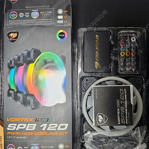 쿠거 COUGAR VORTEX RGB SPB 120 KIT