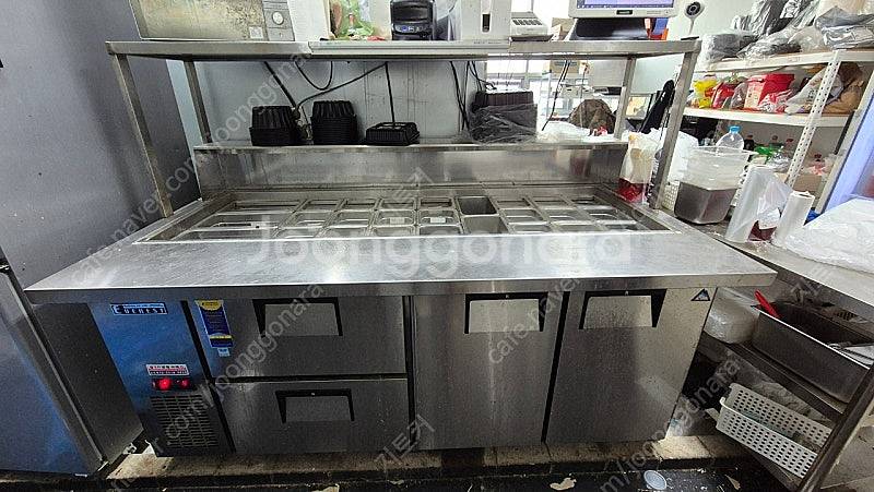 부성 에베레스트 토핑냉장고 1800 간냉식--0