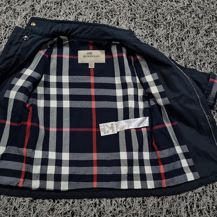 버버리 칠드런 퀼팅, 누빔 자켓 3y, 100, 2202111 이미지