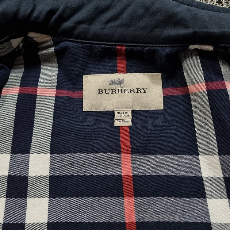 버버리 칠드런 퀼팅, 누빔 자켓 3y, 100, 2202111 이미지