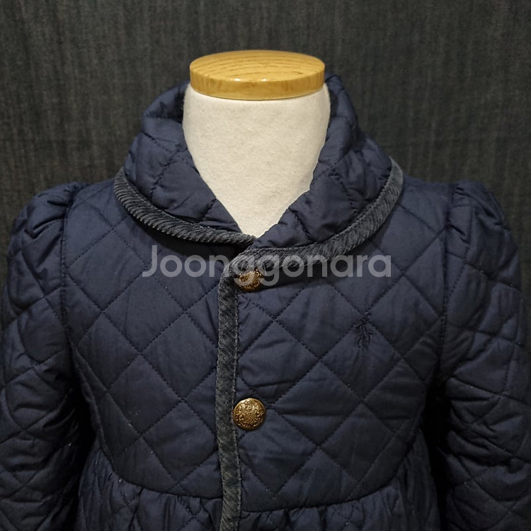 폴로 여아동 퀼팅, 누빔 자켓 5T, 103006--1