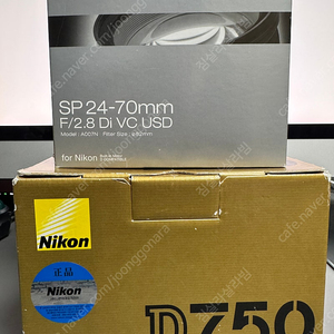 니콘 D750 탐론 SP 24-70 렌즈 일괄